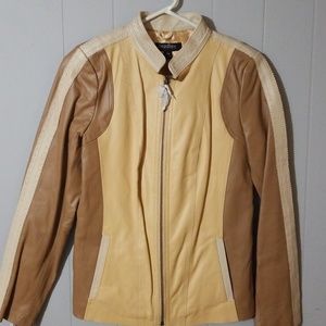 Vera Bradley womans leather jacket